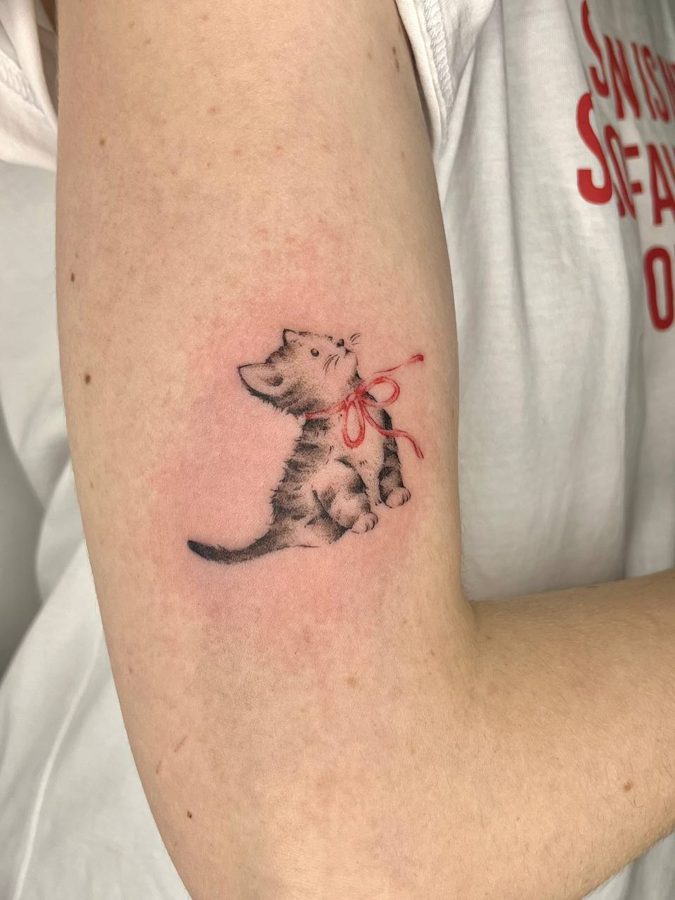тату котик